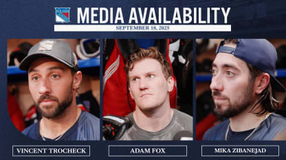 Training Camp: Trocheck, Fox and Zibanejad