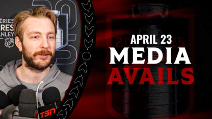 Linus Ullmark Media Availability - April 23