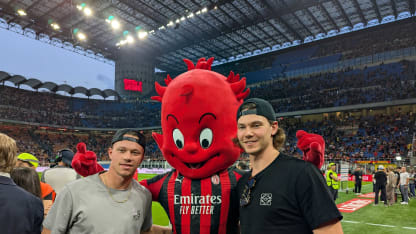 Seider und NHL-Kollegen geniessen Zeit in Mailand