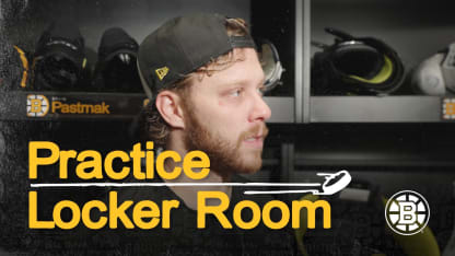 Locker Room Raw: Pastrnak, Peeke