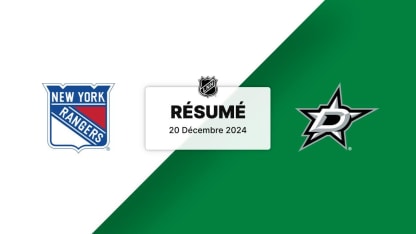 NYR vs DAL | Résumé 20/12/24