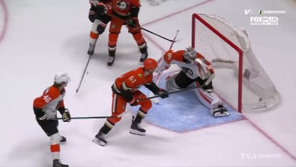 Un beau tir du revers de Gauthier en A.N.