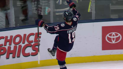 Fantilli turns on the jets for OT winner