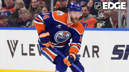 Så använder Oilers back Mattias Ekholm sitt skott