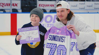 Blues host annual Hockey Fights Cancer Night