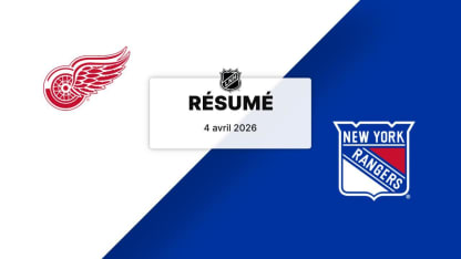 DET vs NYR | 04 04, 2026 | Résumé