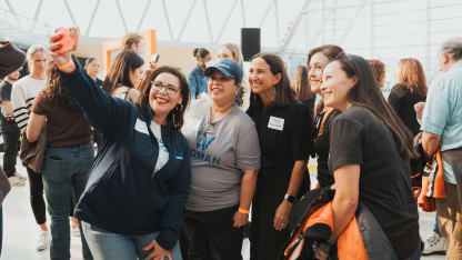 Ducks Celebrate Women in Sports Night to Cap Weekend Festivities