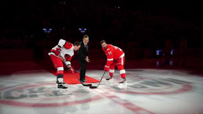 Fedorov drops the puck