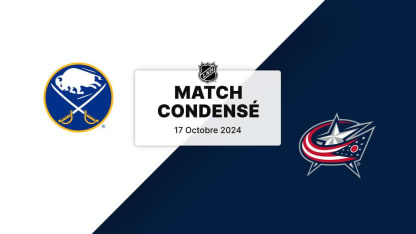 Match condensé : BUF @ CBJ 17/10/24