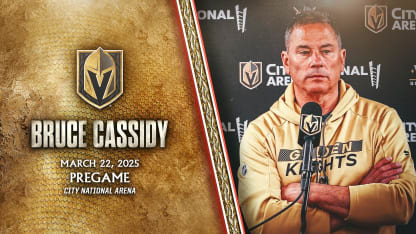 Bruce Cassidy Pregame 3/22