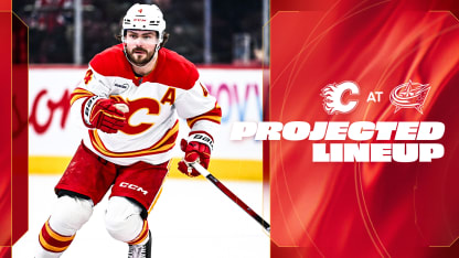 Projected Lineup - Flames @ Blue Jackets - 13.01.26