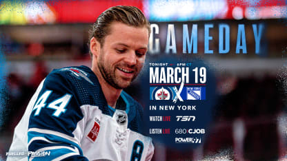 GAMEDAY: Jets at Rangers