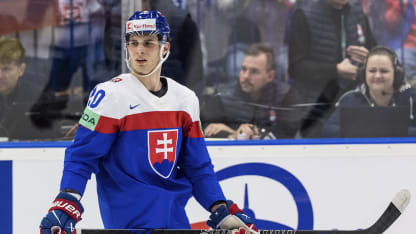 Juraj Slafkovsky na MS IIHF v Ostrave