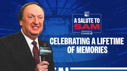 Rangers to Honor Sam Rosen With “A Salute to Sam” Presented by Chase on March 22