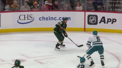 SJS@MIN: Boldy scores PPG against Yaroslav Askarov