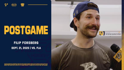 Postgame Sept. 21: Filip Forsberg