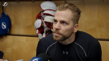 Erik Cernak | Pregame vs Winnipeg Jets