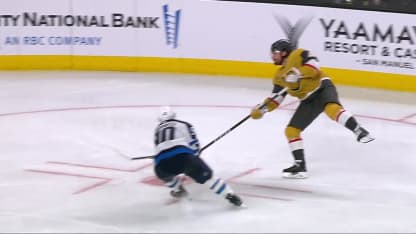 WPG@VGK: Andersson scores goal against Connor Hellebuyck