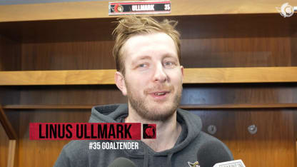 Linus Ullmark Media Availability Nov. 8