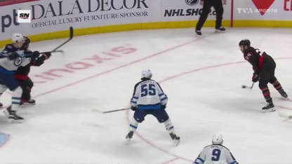 Claude Giroux with a Goal vs. les Jets de Winnipeg