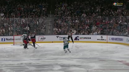 Celebrini ties it up with a power-play goal