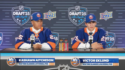 2025 NHL Draft Press Conference - Aitcheson & Eklund