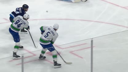 Karlsson picks the corner