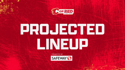 Projected Lineup - Flames vs. Sharks 18.04.24