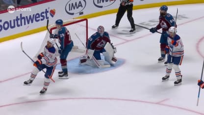 EDM@COL: Roslovic scores goal against Mackenzie Blackwood