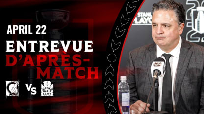 Travis Green dispo médias d'après-match contre TOR