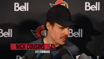 Nick Cousins dispo médias après le match contre CGY