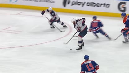 CBJ@EDM: Fantilli scores goal against Stuart Skinner