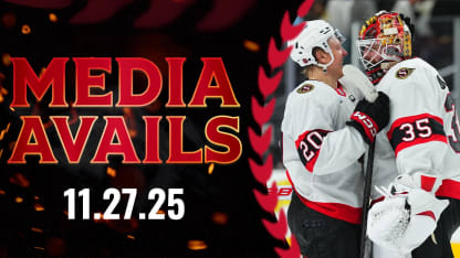 Linus Ullmark Postgame Media vs VGK