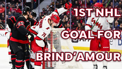 Brind'Amour tallies first NHL goal