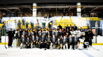 Bruins Host Blackstone Valley Co-op Team At Skate, ‘That’s Why Hockey Is The Best’