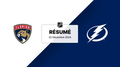 FLA vs TBL | Résumé 22/12/2024