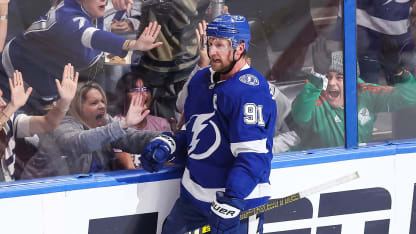 Stamkos blasts in second goal of the game