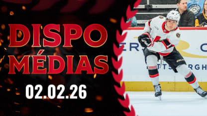 Tim Stützle dispo médias après le match contre PIT