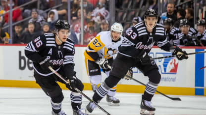 Hughes Penguins game