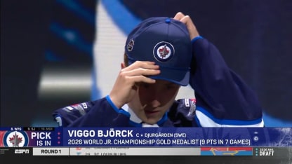 Björck drafted No. 8 by Jets