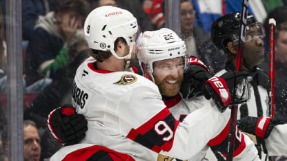 Red hot Senators win sixth straight with overtime victory over Canucks