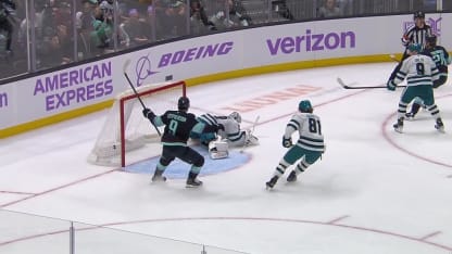 SJS@SEA: Tolvanen scores goal against Alex Nedeljkovic