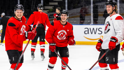 Devils njuter av atmosfären i Prag