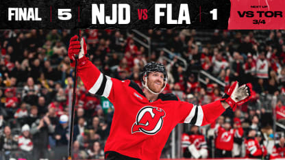 DEVILS VS PANTHERS 3/3/26 GAME STORY