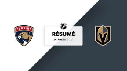 FLA vs VGK | Résumé 26/01/25