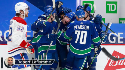 Canucks goal badge Laflamme