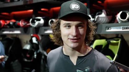 12/9 PHI vs. SJS Postgame: Trevor Zegras