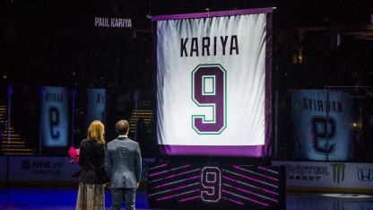 Paul Kariya jersey retirement