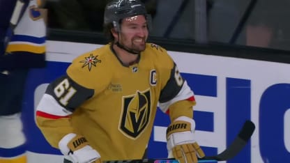 Stone cleans up loose puck