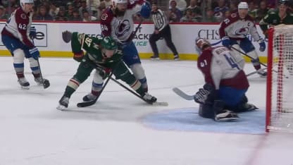 COL@MIN: Kaprizov scores goal against Scott Wedgewood